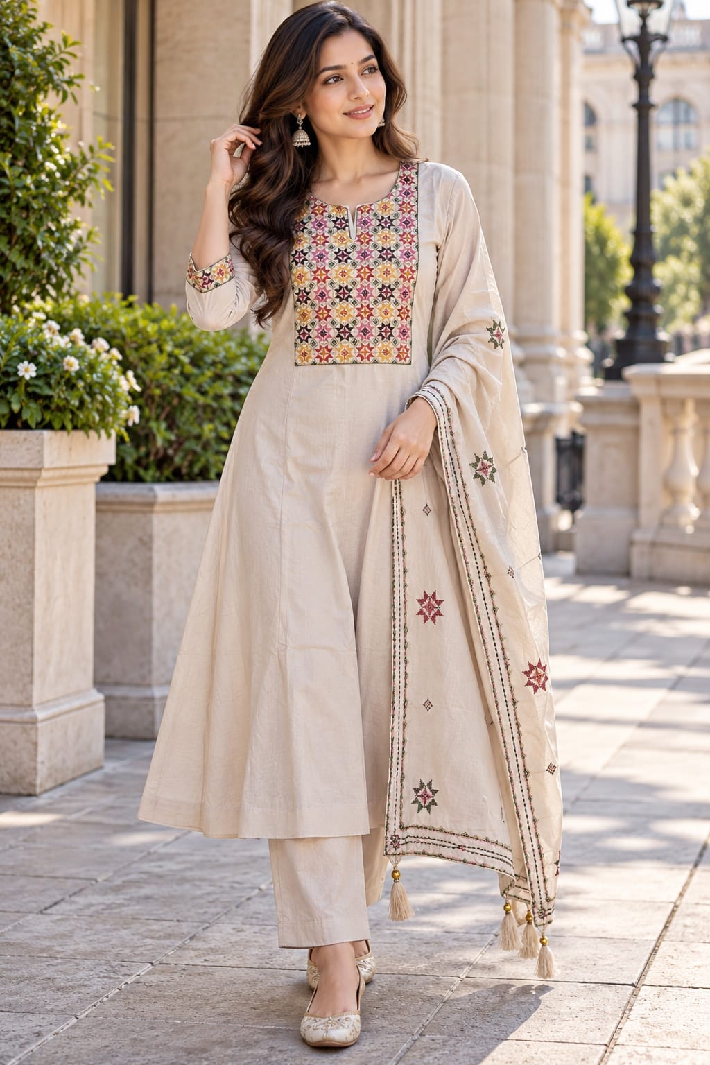 Kurti Jamdhani cotton